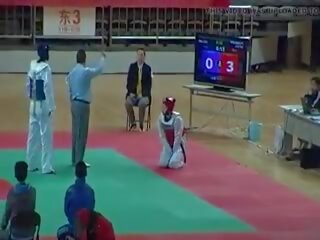 Taekwondo bust ends the fight, free fight xxx bayan movie film f6