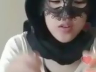 Mlive indonezi jilbab hitam