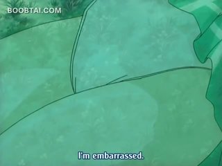 Concupiscent anime telanjang dude seks / persetubuhan yang provokatif ghost di luar